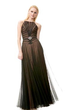 Like for - коричневое коктейльное платье - likeforyou.